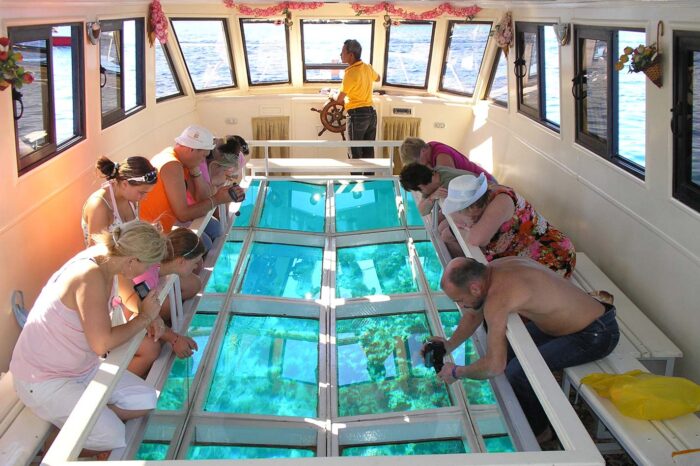 The glass boat tour in Sharm El Sheikh